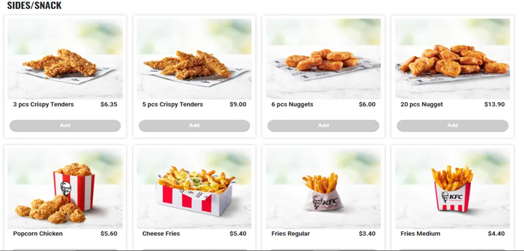 KFC-Sides-Snack-Menu